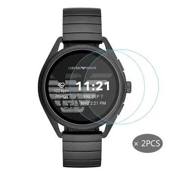 

(2 Pack)Premium Quality 9H Hardness Tempered Glass Screen Protector For Emporio Armani Smartwatch3