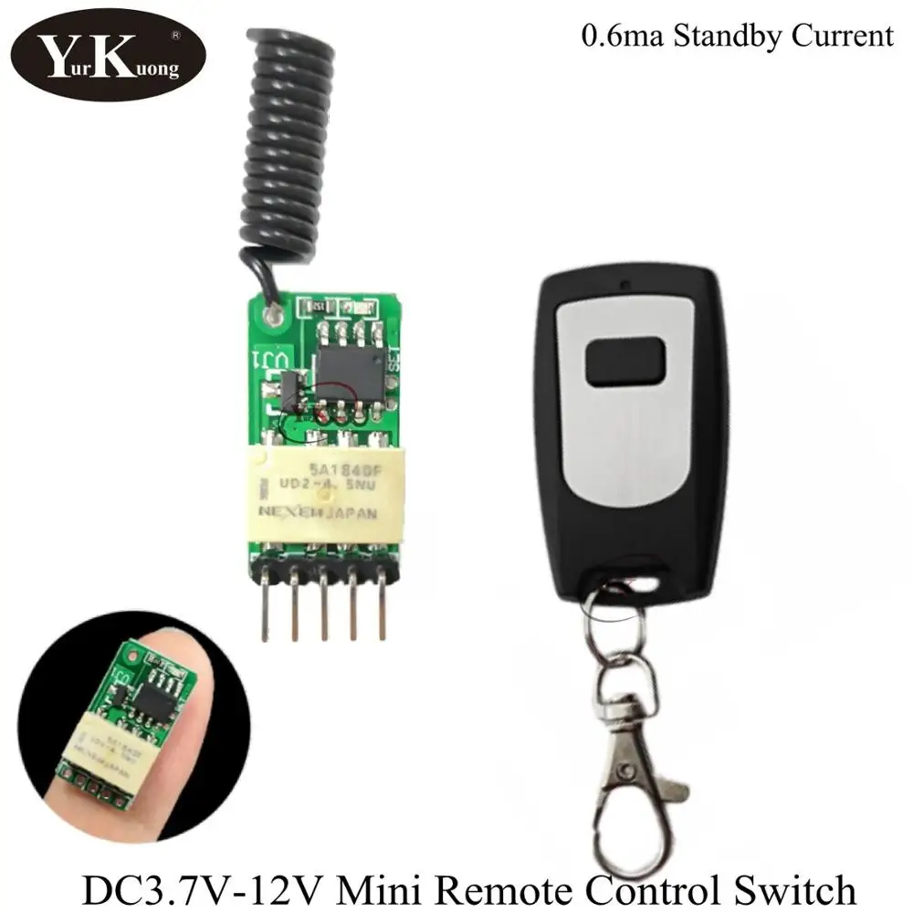 0.1-0.6ma Standby Current Relay Contact Remote Control Switch 3.6v3.7v4.2v5v6v7.4v9v12v Normally Open Closed RF Wireless | Обустройство