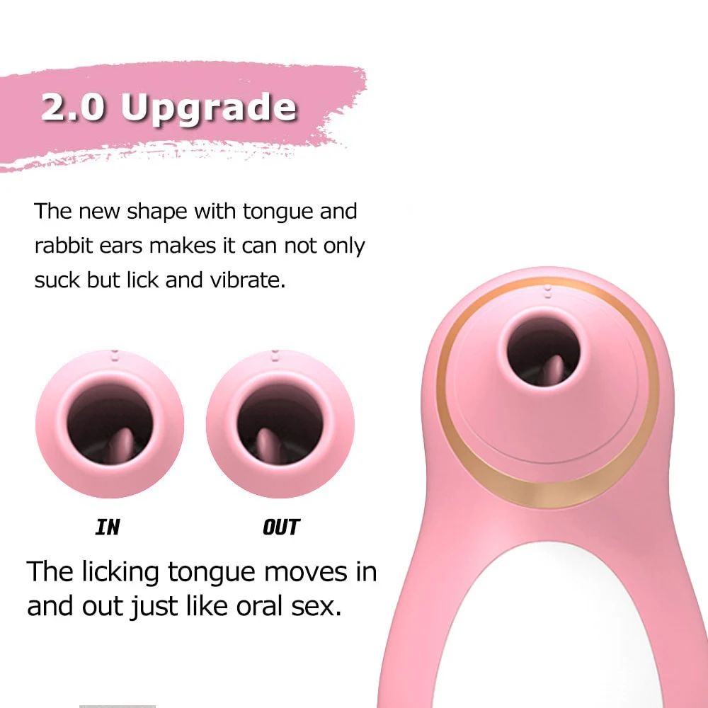 Oral Vibrator Mit Saugfunktion Für Klitoris Und G-punkt_voghion.com