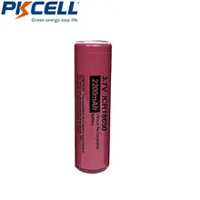 Pkcell 18650 аккумулятор 37 v 2200 мА/ч icr18650 литий ионный