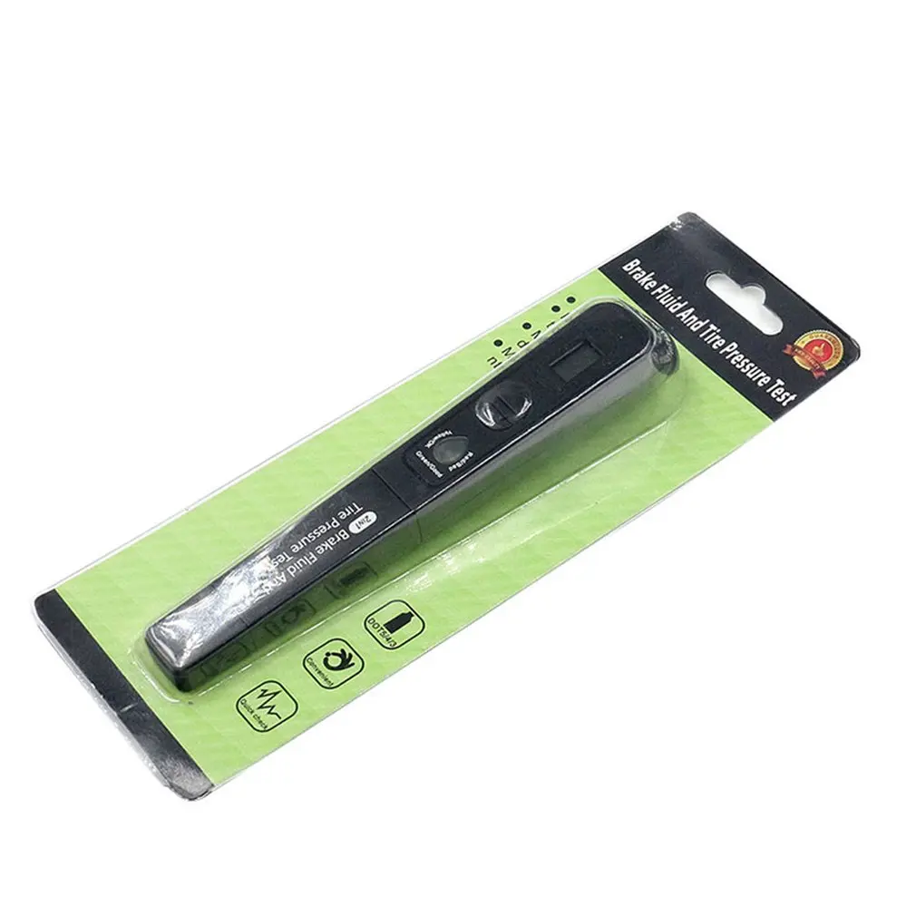 Accurate Oil Quality Check Pen Universal Brake Fluid Tester 2 in 1 Car