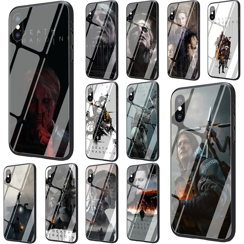 Чехол для телефона EWAU Death Stranding из закаленного стекла для iPhone 5 5S SE 6 6s 7 8 Plus X XR XS 11 pro Max