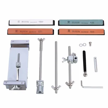 

RUIXIN PRO III Knife Sharpener Professional All Iron Steel Kitchen Sharpening System Tools Fix-angle With 4 Stones Whetstone III