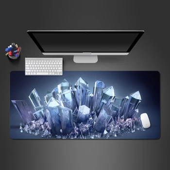 

Abstract Art Blue Mouse Pad High Quality Rubber Mousepad Computer Game Players Big Play Pad Home Computer Keyboard Art Desk Mat