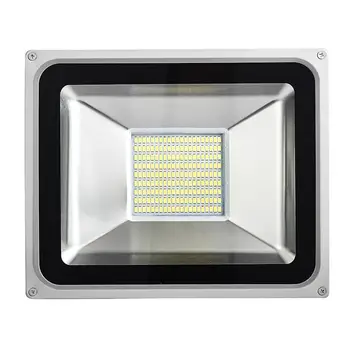 

New 2 Packs 100W Spotlight Waterproof IP65 Cool White Gray AC 220V-240V Aluminum Work Lamp 6000-6500K European Standard