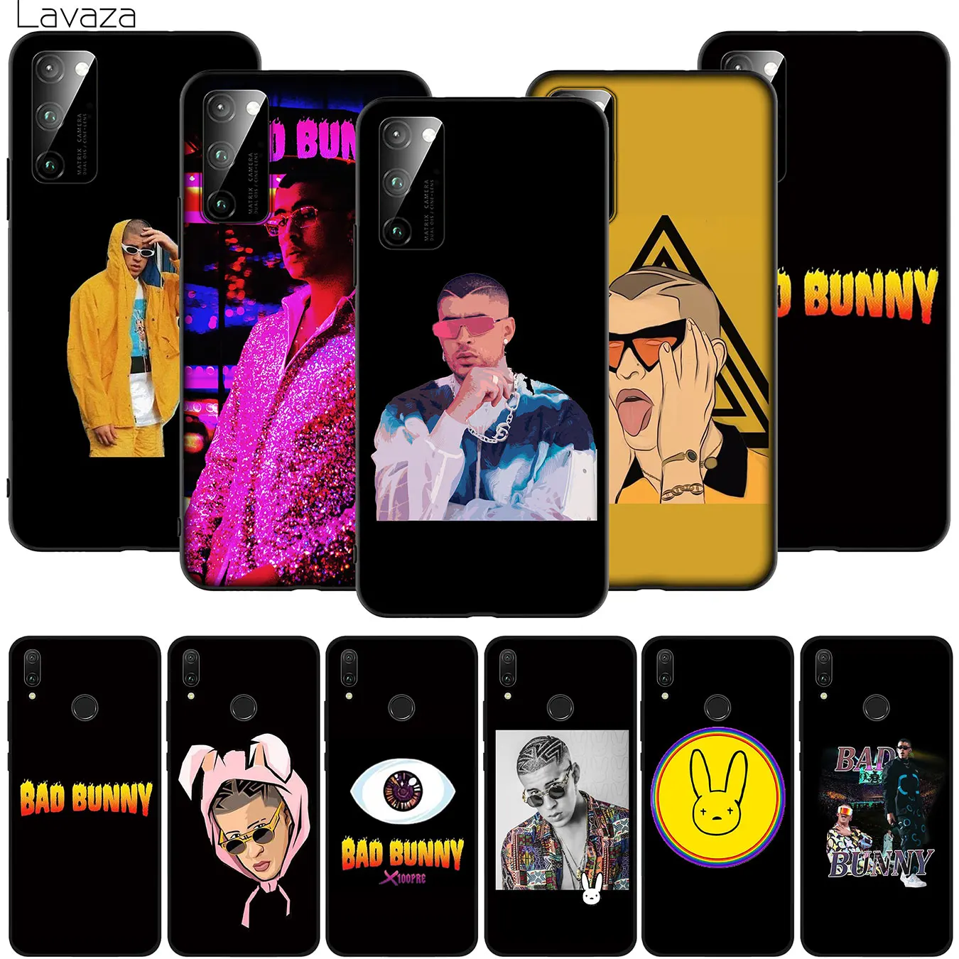 Bad Bunny cool Soft Phone Case for Huawei Y9 Y6 Y7 Prime Honor 20 20S 10 9X 9 8 Lite 8C 8X 8A 7X 7C 7A Pro |