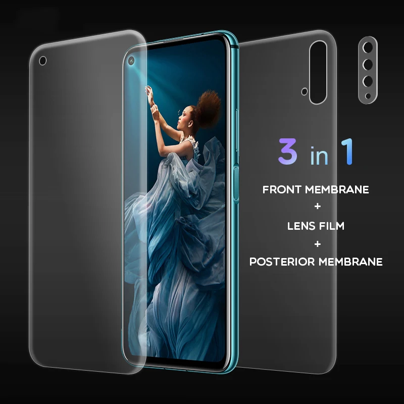 

9D Scratchproof hydrogel film for huawei honor 20 pro screen protector for huawei honor 20 20pro Front + Back film protective