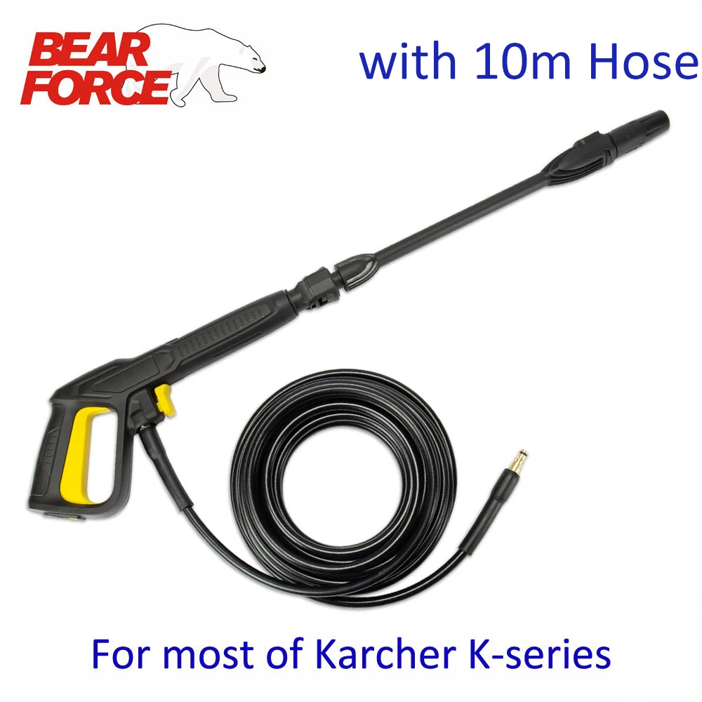High Pressure Water Spray Gun Pistol 10m Hose Pipe Kit Car Washer Water