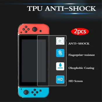 

2PCS High-quality tempered ultra-clear Premium Tempered Glass Screen Protector For Nintendo Switch Screen Protector Accessories