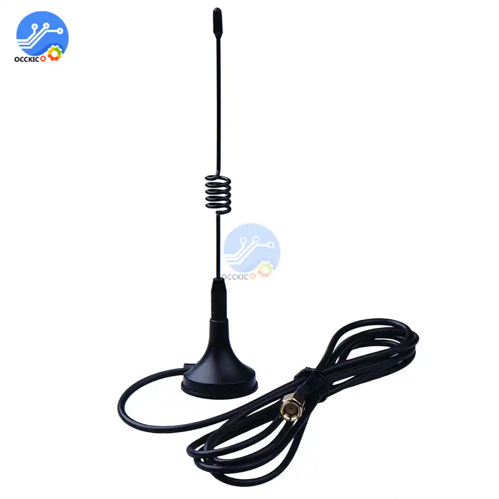 433mhz Antena 5dbi Sma Conector Macho 9.84ft Gsm Magnética 433mhz Antena 5dbi Sma Conector Macho 9.84ft Gsm Magnética