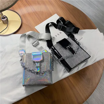 

Brand Original Design Joker Wide Shoulder Strap Shoulder Bag 2020 Popular New Fashion Messenger Bag Chain Bag