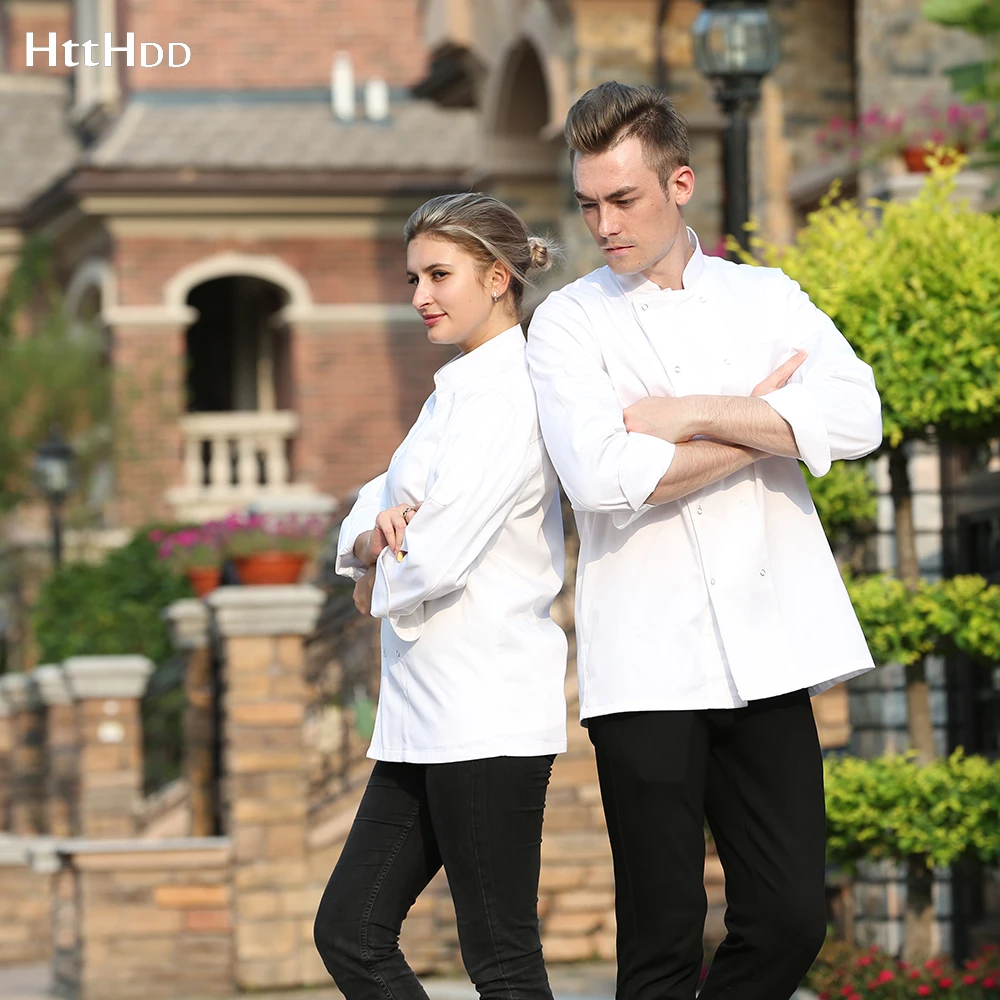 

High quality breathable unisex God of cooking chef jacket kitchen Baking room Coffee shop restaurant chef uniform custom logo