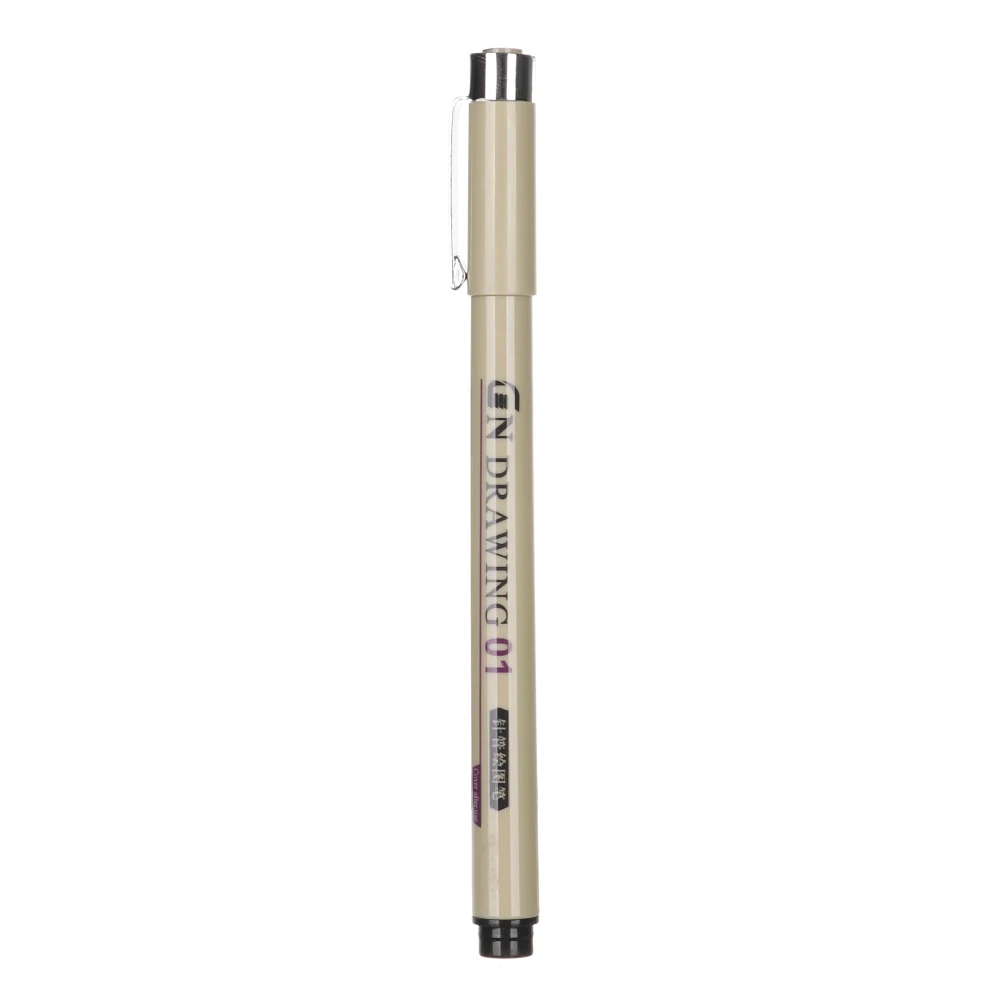 0.1 Pigment Liner чернила маркер для белой доски 0,05 0,1 0,2 0,3 0,4 0,5 0,8 1,0 различных наконечников ручка черная тонкая ручная роспись эскизов ручки с кисточками - Цвет: 0.1