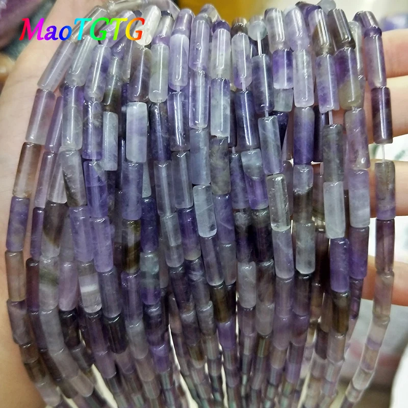 

Round Tube Natural Stone Loose Beads Jewelry Making Bracelet 15x5mm Column Tube Loose Spacer Beads For Jewelry Making Wholesale