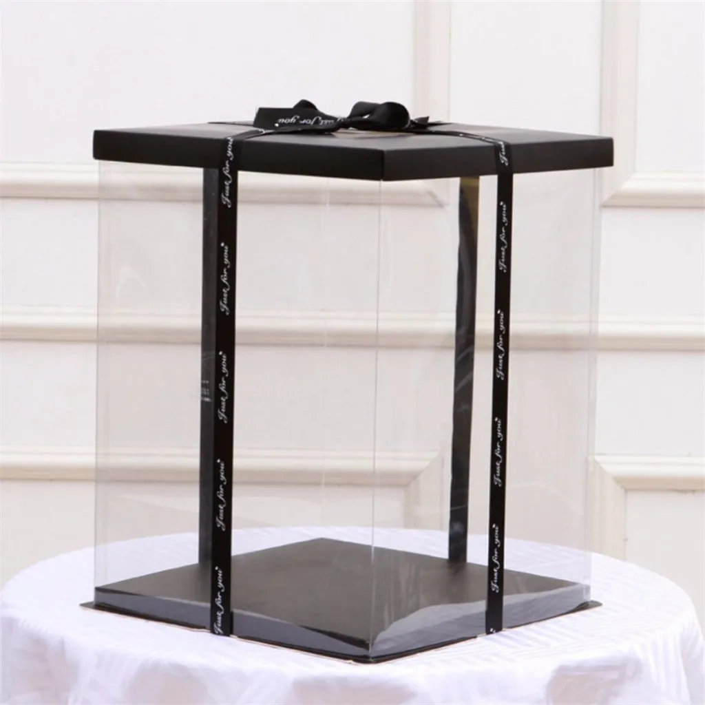 

Drawstring Christmas Gift Bags Christmas Transparent Gift Box 30x40cm christmas decoration For Home adornos de navidad 2019