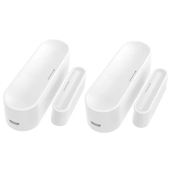 

IG-Tuya Zigbee Smart Door/Window Garage Sensor CR123A Battery Powered or USB Charge Works with TUYA Smart Hub 2 Set