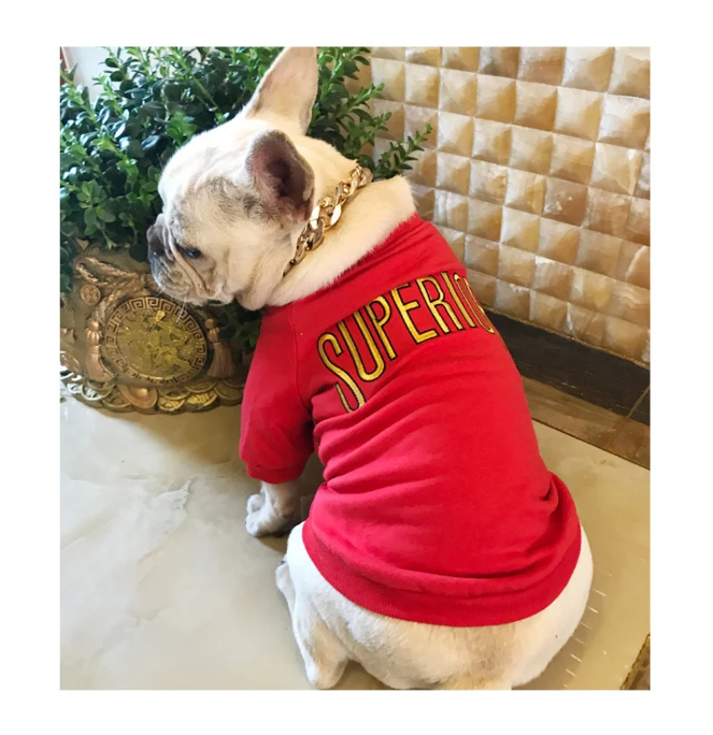 Одежда для собак с собакой Зимняя куртка Щенка Мопса французский одежда для бульдога черный, красный Pet костюм Зима собака жилет верхняя одежда