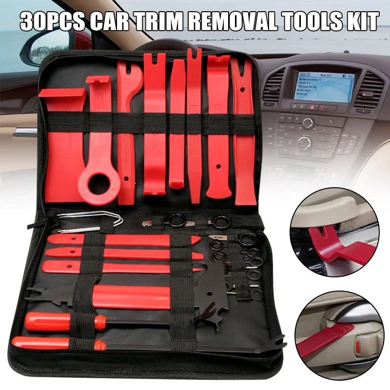 30pcs Car Trim Removal Tools Kit Car Audio Removal No Deformation Disassembly Tools Set JA55