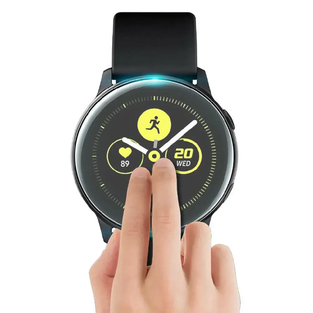 

TWISTER.CK 3 Pcs For Samsung Galaxy Active Watch Protective Tempered Glass Screen Protector
