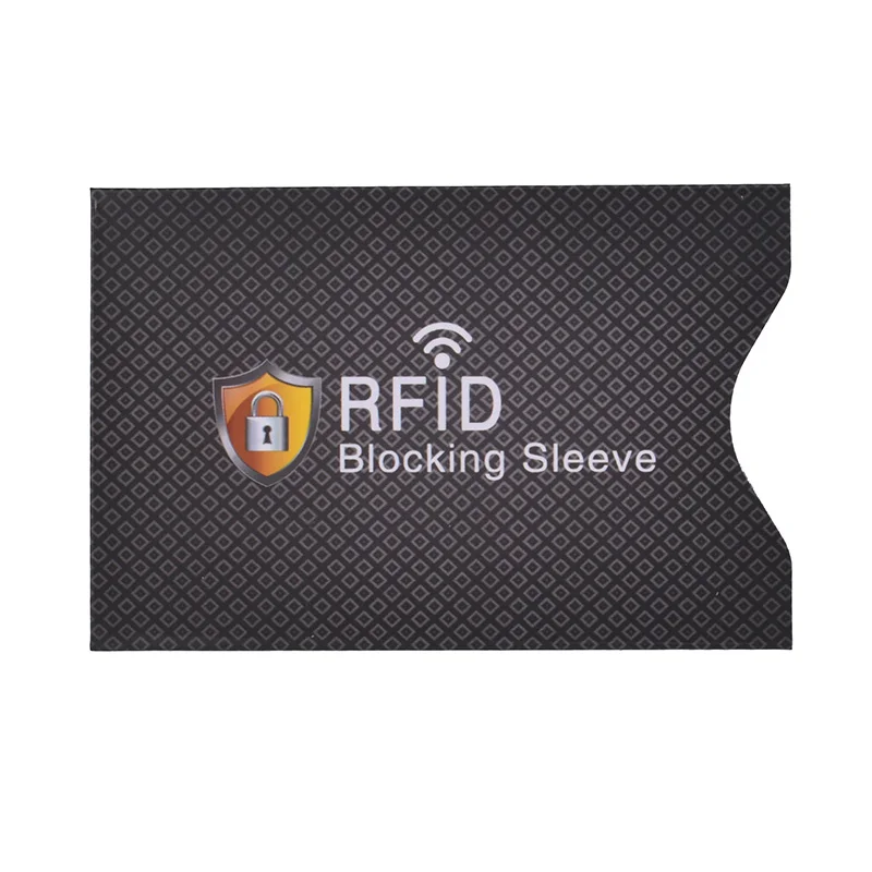 Защитный чехол для банковских карт с rfid блокировкой NFC мужчин и женщин|Держатели