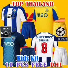 19/20 футболка для футбола Порто FC, Детский комплект, комплект для дома, BRAHIMI ABOUBAKAR MAREGA TELLES HERRERA PEREIRA