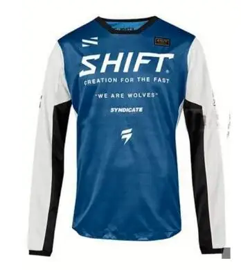 509 майка для мотокросса, ciclismo, montar en bicicleta de montaina de la motocicleta camisa de jersey - Цвет: Синий