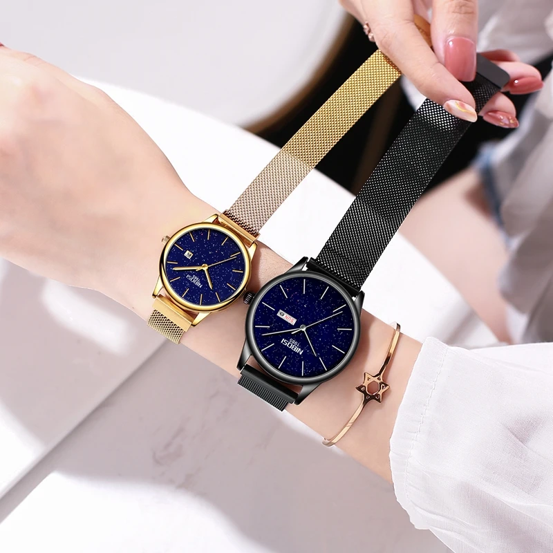 NIBOSI женские часы Бизнес Кварцевые розовые парные часы женские топ брендовые Роскошные женские наручные часы Мужские часы Relogio Feminino