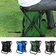 Открытый Кемпинг рыболовный стул табурет походный портативный рюкзак с охладителем изолированная сумка для пикника походная камуфляжная настольная сумка для сиденья