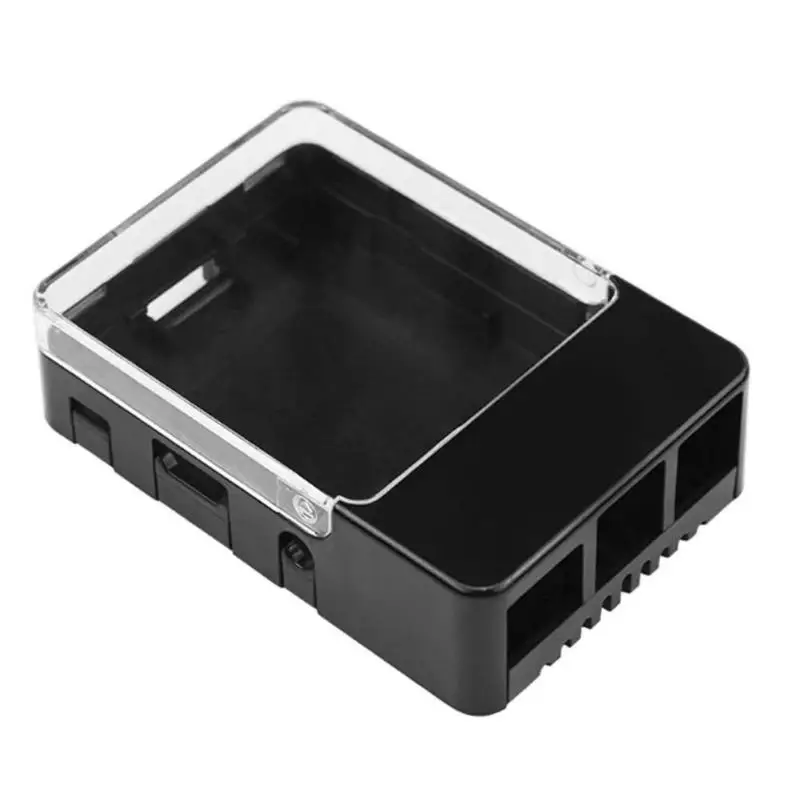 Легкий корпус чехол ABS черный корпус крышка с прозрачной крышкой для Raspberry Pi 3B/Sense HAT прочный защитный кожух