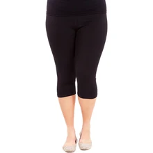 Stretch Pants Modal Leggings Elastic-Waist Workout Plus-Size Summer Casual Hot Cheap