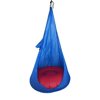 

Swing Pods Home Child Hammock Chair Kids Swing Pod Single Person Outdoor Indoor All Season Outdoor Hanging Seat New