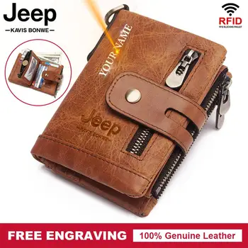 

Men Wallets Fashion Short Desigh Zipper Card Holder Leather Purse Solid Coin Pocket High Quality Male Luxury Brand Chain Purse