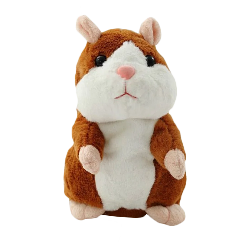 Children Boys Girls Learn Talk Walk Cotton Electric Hamster Shake Nod Voles Dolls Figurine Home Decoraton Kids Plush Toys Gift