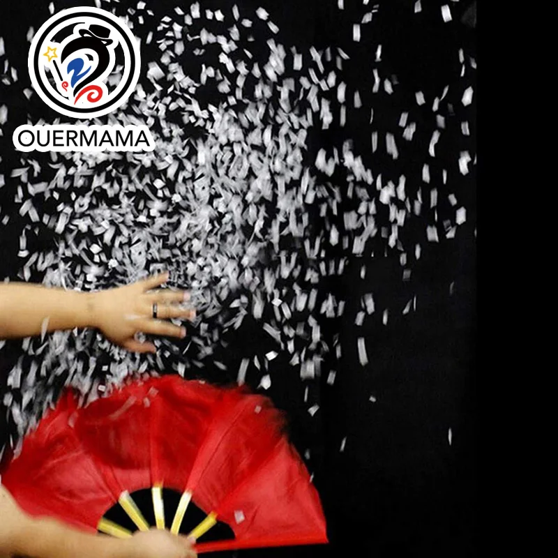 12 шт. бумага для снежинок бумага Snow Storm Magic Trick бумажное шоу фокусы реквизит для мага детские игрушки