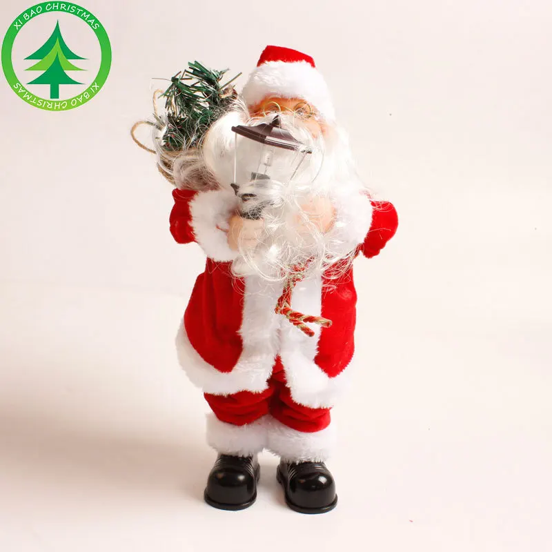 Jubilee Treasure New Style Christmas Electric Santa Claus Toy Decoration Creative Music Toy Santa Claus Doll