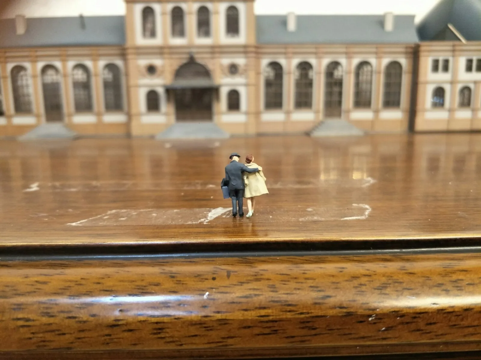 1/87 соотношение смолы Модель Рисунок песок стол микро Любовник/любовник модель для сцены модель моделирование игрушка миниатюрная карта все для макета