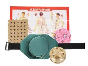 1 Bolsa de terciopelo verde коробка для бездымного прижигания китайские палочки мокса quemador acupuntura Меридиан calentamiento terapia mu - Цвет: 1