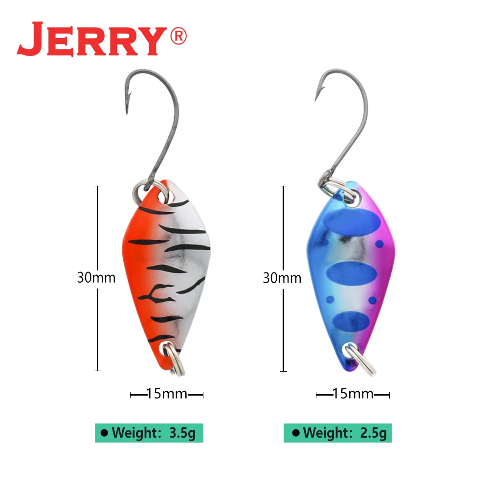 Jerry Aquarius Micro Trout Area Fishing Lure Set Glowing In The