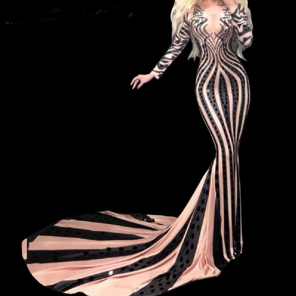 Sexy-Drag-Queen-Costumes-Rhinestone-Event-Party-Prom-Long-Dresses-2018-Celebrity-Runway-Outfit-Stage-Costumes