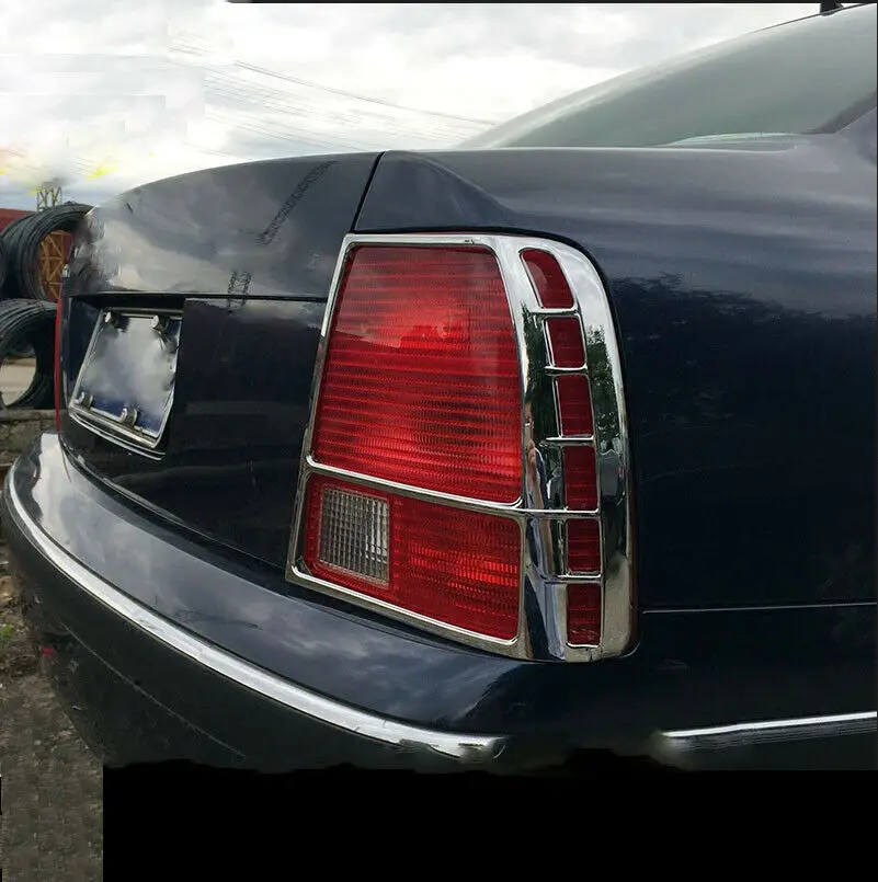 Car modification Car accessories Chrome rear tail light lamp cover trim 2 pcs forVolkswagen Passat B5 2000-2006
