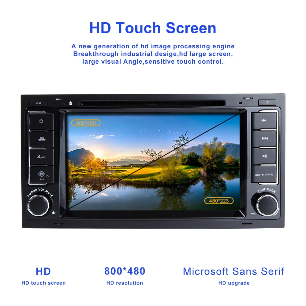 ZLTOOPAI Car Multimedia Player 2 Din Car DVD Player For VW/Volkswagen Touareg Auto Radio GPS Stereo