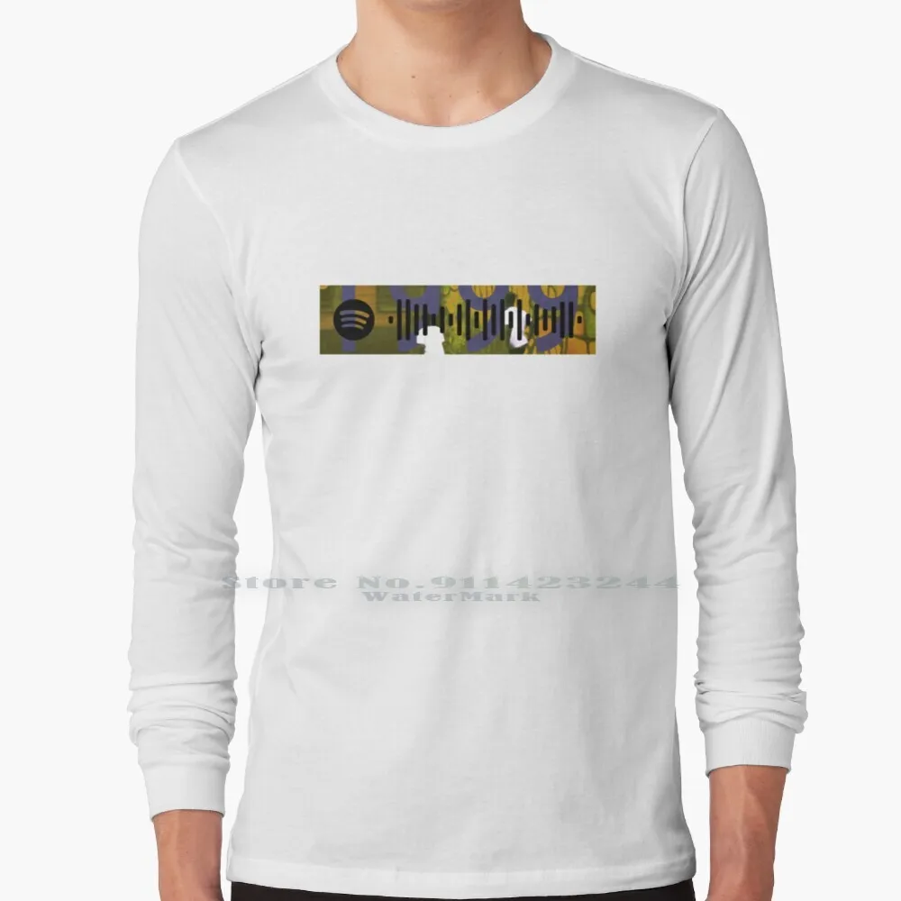 1999-Maglietta A Maniche Lunghe Con Codice Spotify Tee Joey Badass American Poli Tentazione L'Amore È Solo Una Distanza Di Sensazione Ancora