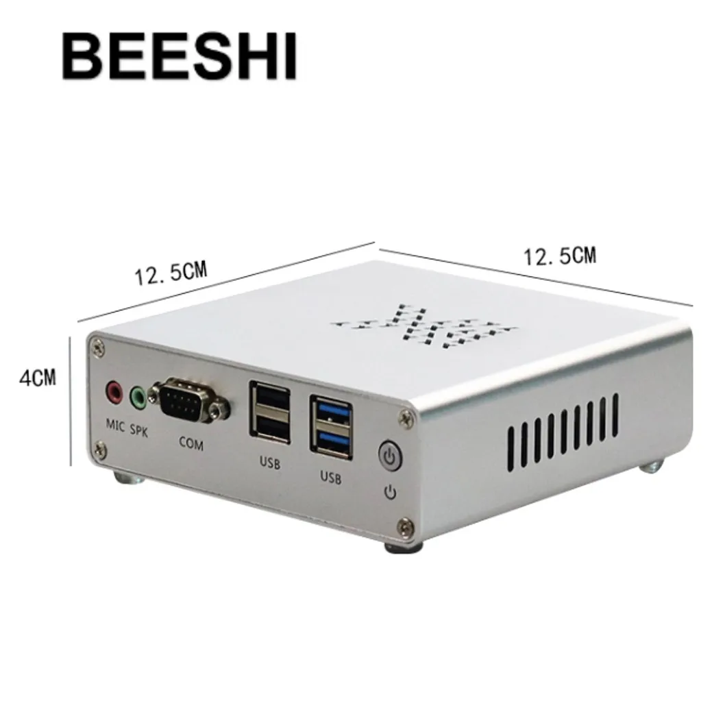 Мини-ПК Intel Celeron J1900 без вентилятора небольшой портативный мини-ПК на базе Windows 10 DDR3