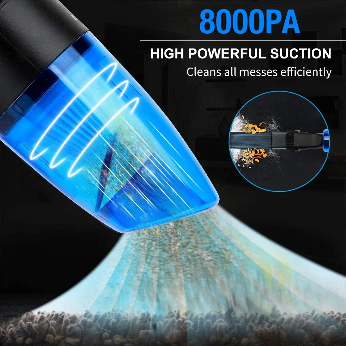 Модернизированный беспроводной Электрический Сжатый воздух Duster Blower & Vacuum 2 в 1