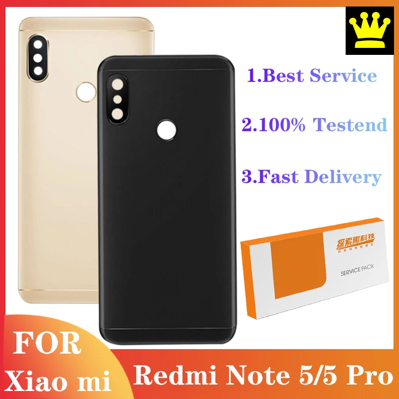 Оригинальный задний корпус для Xiaomi Redmi note 5 задняя крышка аккумулятора двери XiaomMi