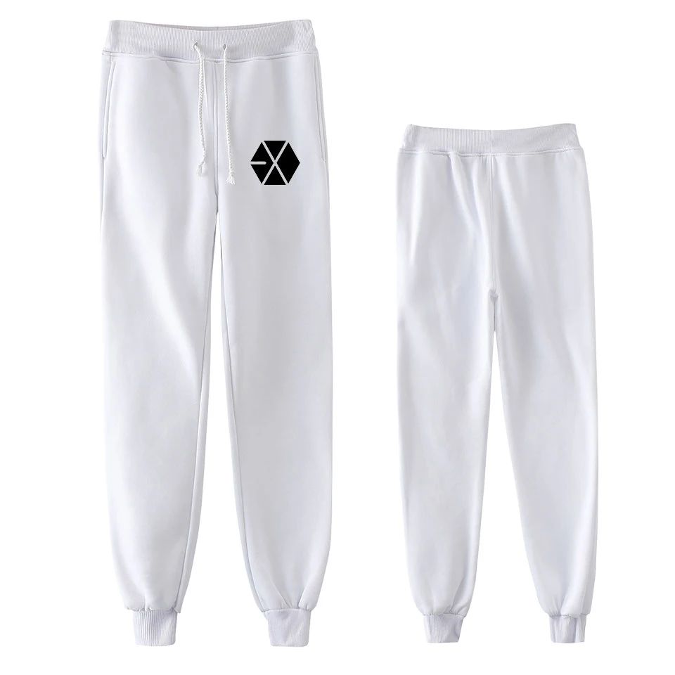 EXO корейские короткие спортивные брюки Поющая группа 2D брюки унисекс высокого качества спортивные штаны лосины Модный популярный тренд удобные повседневные