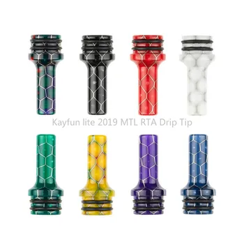 

Kayfun lite 2019 MTL RTA 22mm Long 510 MTL Cobra Drip Tip Delrin Taifun GTR MTL RTA/Merlin Nano MTL Mouthpiece