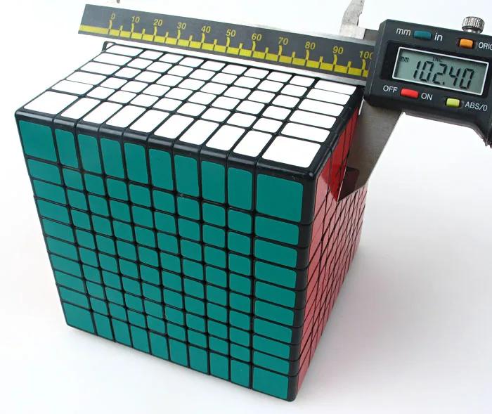 Shengshou 10x10x10 куб 10,2 см волшебный куб, головоломка, 10 слоев 10x10 волшебный куб cubo подарок образовательные игрушки, Прямая поставка