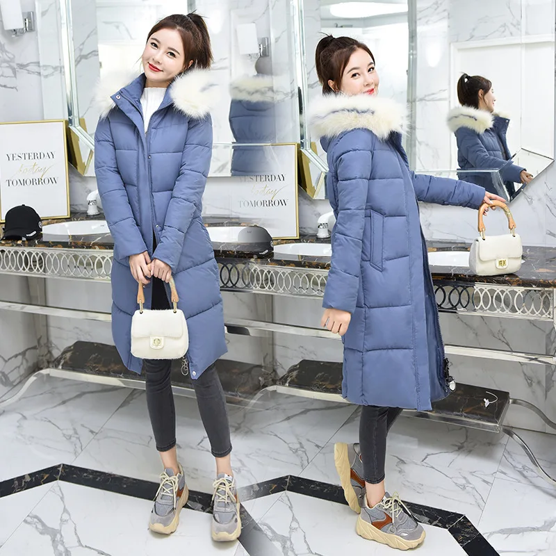 

China Gedi Love Cotton Coat Women's Mid-length 2019 Winter New Style Elegant down Feather Cotton-padded Clothes WOMEN'S Coat War