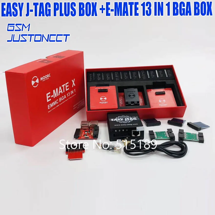 Easy j-tag plus box с e-mate box с 13 В1 bga e-mate x box